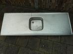 RVS Aanrechtblad met Spoelbak, Gebruikt, 150 tot 200 cm, Ophalen of Verzenden, Minder dan 100 cm