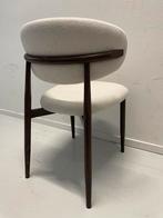 Moderne eetkamerstoelen ivoor met walnoot, Ophalen