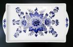 Delfts Blauw dienblad met bloemen design, Ophalen of Verzenden