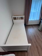 IKEA 1-persoonsbed met foammatras, Ophalen, 90 cm, Eenpersoons, Wit