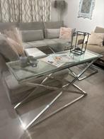 Luxe eric K stijl sidetable, Huis en Inrichting, Tafels | Sidetables, Ophalen, Zo goed als nieuw, Rechthoekig, Glas