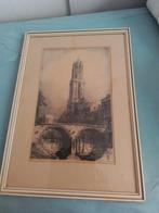 Tekening van de Domtoren te Utrecht, Antiek en Kunst, Ophalen