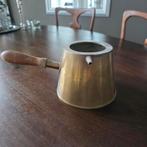 Koperen koffiepot met houten handvat, Antiek en Kunst, Antiek | Koper en Brons, Ophalen of Verzenden