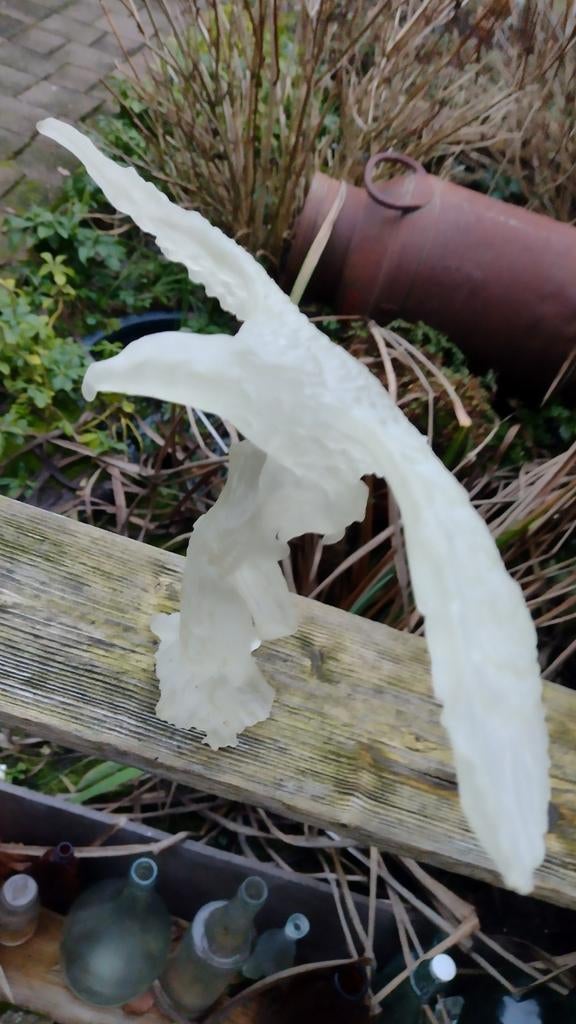 Adelaar glas sculptuur beeld , vintage, Ophalen