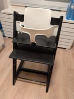 Stokke Tripp Trapp Zwart met Babyset, Ophalen, Gebruikt, Meegroeistoel, Stoelverkleiner