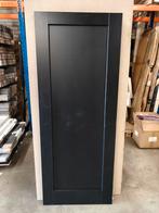 Nieuwe zwarte staal look binnendeur met 1 dicht vak 78x201,5, Ophalen, Minder dan 80 cm, 215 cm of meer, Binnendeur