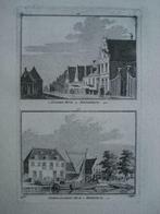 369-370 / Medemblik Koggen en Admiraliteitshuis Kopergravure, Antiek en Kunst, Kunst | Etsen en Gravures, Ophalen of Verzenden