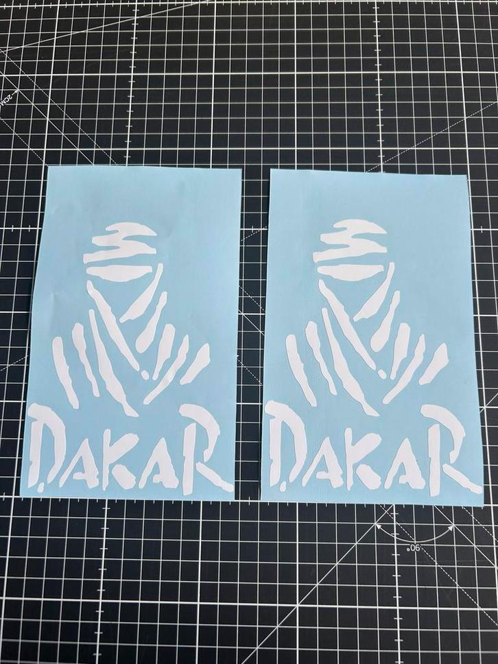 2x BMW Dakar Stickers, Auto diversen, Autostickers, Ophalen