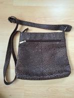 Bruin lederen damestas, Sieraden, Tassen en Uiterlijk, Tassen | Damestassen, Ophalen of Verzenden, Nieuw, Bruin, Handtas