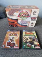 Donkey Konga Set, Spelcomputers en Games, Games | Nintendo GameCube, Muziek, Gebruikt, Eén computer, Ophalen of Verzenden
