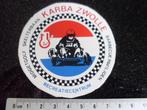 sticker recreatiecentrum karba zwolle karten skelterbaan, Verzenden, Zo goed als nieuw, Bedrijf of Vereniging