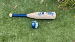 Honkbal knuppel en bal New York polyester, Sport en Fitness, Honkbal en Softbal, Ophalen of Verzenden, Zo goed als nieuw, Knuppel