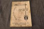 Villiers MK4F 98cc 1954 operating instructions / parts list, Ophalen of Verzenden, Overige merken