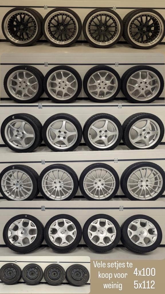 Vele setjes winter&zomer Staal&Lichtmetaal! Voor weinig!!, Auto-onderdelen, Banden en Velgen, Banden en Velgen, Winterbanden, Overige maten