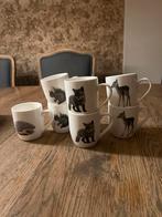 Leuke kopjes met dierenprint, Ophalen of Verzenden, Zo goed als nieuw, Overige stijlen, Kop(pen) en/of Schotel(s)