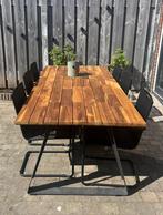 Tuinstoelen Forza Pigano 4st., Ophalen, 4 zitplaatsen, Teakhout, Zo goed als nieuw