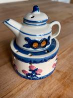 Theelicht Kandelaar in de vorm van een theepot, Overige materialen, Wit, Ophalen of Verzenden, Zo goed als nieuw