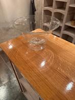 Glazen fruitschaal/bloemstuk schaal, Schaal, Rond, Ophalen of Verzenden, Glas