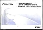 Honda PCX owner s manual scooter handleiding, Ophalen of Verzenden, Zo goed als nieuw