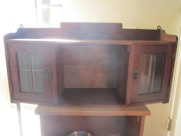 Art Deco bijbelkast wandkast hangkast, Antiek en Kunst, Antiek | Meubels | Kasten, Ophalen