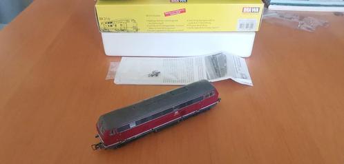 Brawa 380 DB 216 216 221, Hobby en Vrije tijd, Modeltreinen | H0, Zo goed als nieuw, Locomotief, Gelijkstroom, Overige merken