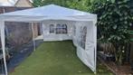 Partytent 3x6 meter met zijwanden, Ophalen, Gebruikt, Opvouwbaar, Partytent