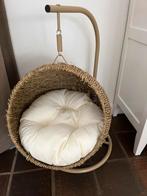 Kattenmand hangstoel riet met kussen, Ophalen, Nieuw, Riet