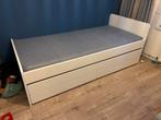 Ikea släkt bed - helemaal netjes, Huis en Inrichting, Slaapkamer | Bedden, Ophalen, 90 cm, Eenpersoons, Wit