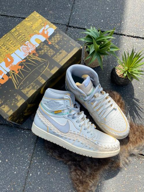 Jordan 1 Retro High OG Union LA Bephies Beauty Supply - 44,5, Kleding | Heren, Schoenen, Nieuw, Sneakers of Gympen, Wit, Ophalen of Verzenden