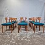 Niels Koefoed 'Peter' chair, vintage jaren 60 Deense stoelen, Ophalen, Niels Koefoed, Blauw, Zo goed als nieuw