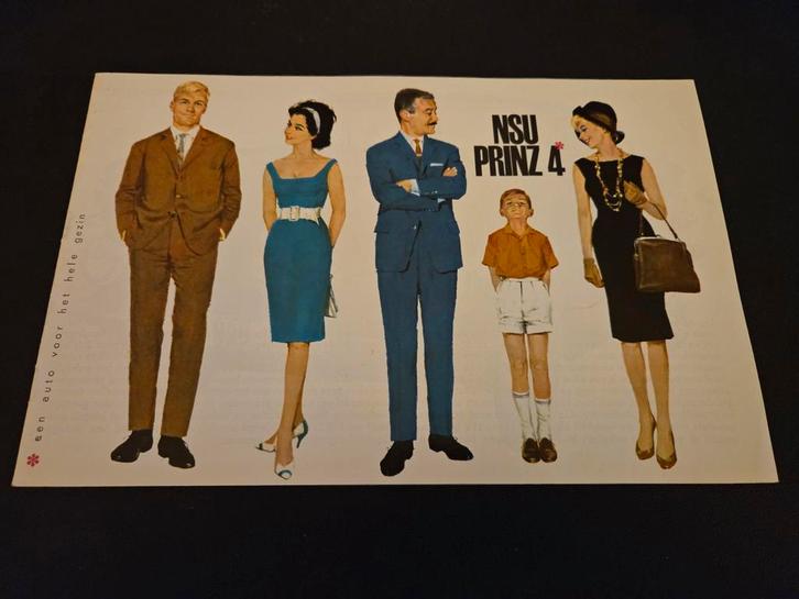 Brochure NSU Prinz 4, Boeken, Auto's | Folders en Tijdschriften, Zo goed als nieuw, Overige merken, Ophalen of Verzenden