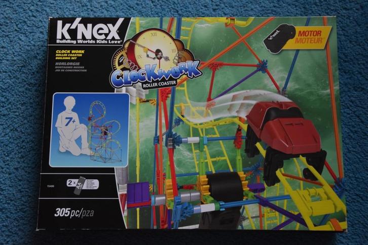 Knexx Clock Works roller coaster, Kinderen en Baby's, Speelgoed | Bouwstenen, Zo goed als nieuw, K'nex, Ophalen of Verzenden