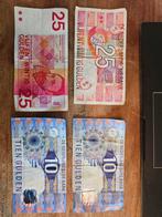 Gulden Biljetten - 25 & 10 Gulden, Postzegels en Munten, Bankbiljetten | Nederland, Ophalen of Verzenden, 10 gulden