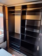 IKEA PAX - Zwart met kurken schuifdeuren - 150x66x236 cm, Gebruikt, Overige materialen, 100 tot 150 cm, 200 cm of meer