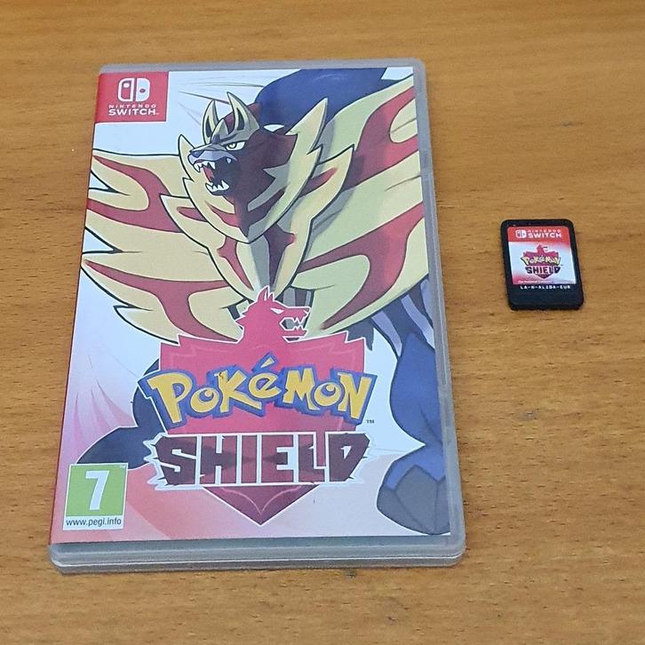 SWITCH | Pokemon Shield, Spelcomputers en Games, Games | Nintendo Switch, Gebruikt, Avontuur en Actie, 1 speler, Vanaf 7 jaar