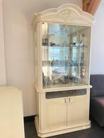 Vitrinekast L220, B100, D50, Huis en Inrichting, Kasten | Vitrinekasten, Ophalen, Gebruikt, 100 tot 150 cm, 200 cm of meer