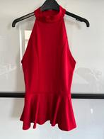Peplum Top maat S, Boutique, Ophalen of Verzenden, Zo goed als nieuw, Rood