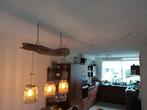 Boomstam Hanglamp Eetkamer, Ophalen, Gebruikt, Rustiek, Minder dan 50 cm