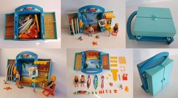 Playmobil 5641 surfshop afsluitbaar koffertje strand surfen beschikbaar voor biedingen