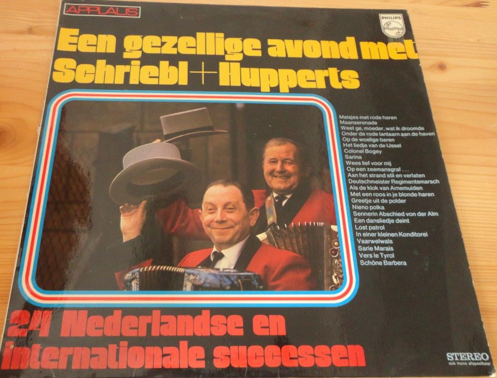 Schriebl &Hupperts-een gezellige avond (LP, Ophalen of Verzenden, Gebruikt, 12 inch