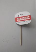 Speldje echte Simoniz, Ophalen of Verzenden, Zo goed als nieuw, Merk, Speldje of Pin
