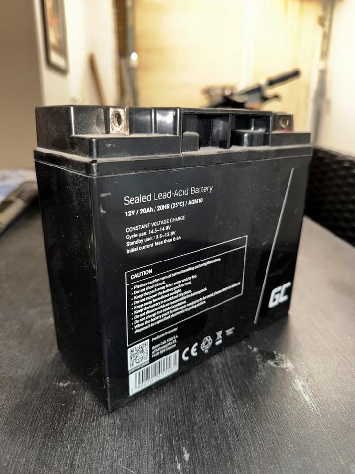 AGM Greencell accu 12 Volt, Auto-onderdelen, Accu's en Toebehoren, Gebruikt, Ophalen of Verzenden