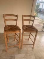 Leuke barstoelen, Huis en Inrichting, Barkrukken, 2 krukken, Ophalen of Verzenden, Gebruikt, 60 tot 90 cm