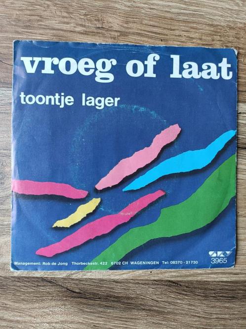 437 - Toontje Lager, Cd's en Dvd's, Vinyl Singles, Gebruikt, Single, Nederlandstalig, 7 inch, Verzenden