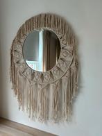 Bohemian Ibiza Spiegel met Franjes - Ø 75cm, Huis en Inrichting, Woonaccessoires | Spiegels, Ophalen, Rond, Zo goed als nieuw