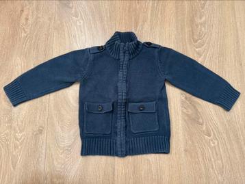H&M jongens vest blauw maat 80 beschikbaar voor biedingen
