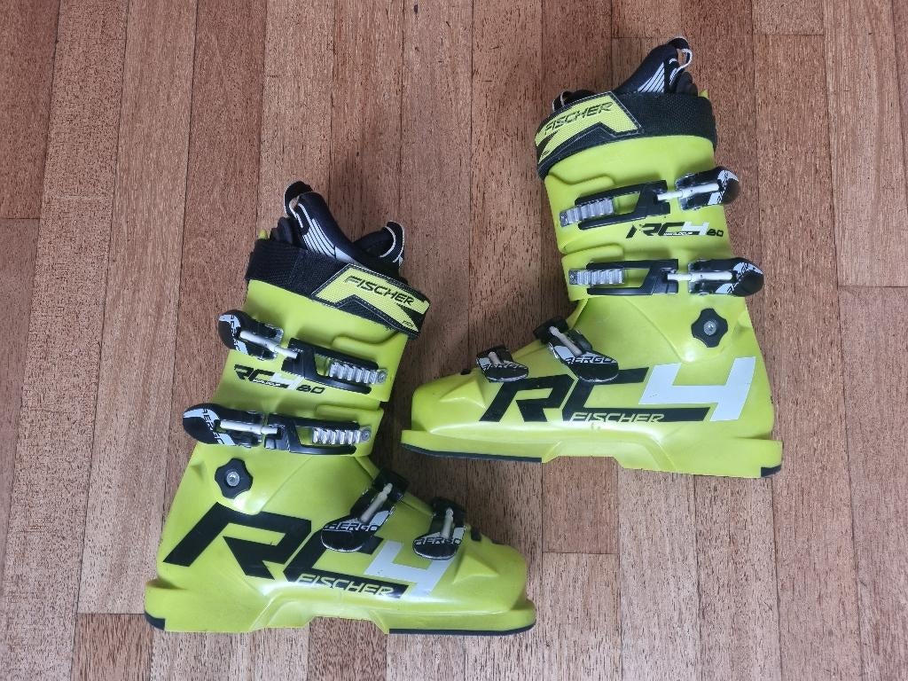 Skischoenen van Fischer, RC4 WorldCup, Soma-Tec MP 26,5 ZGAN, Ophalen, Fischer, 100 tot 140 cm, Schoenen