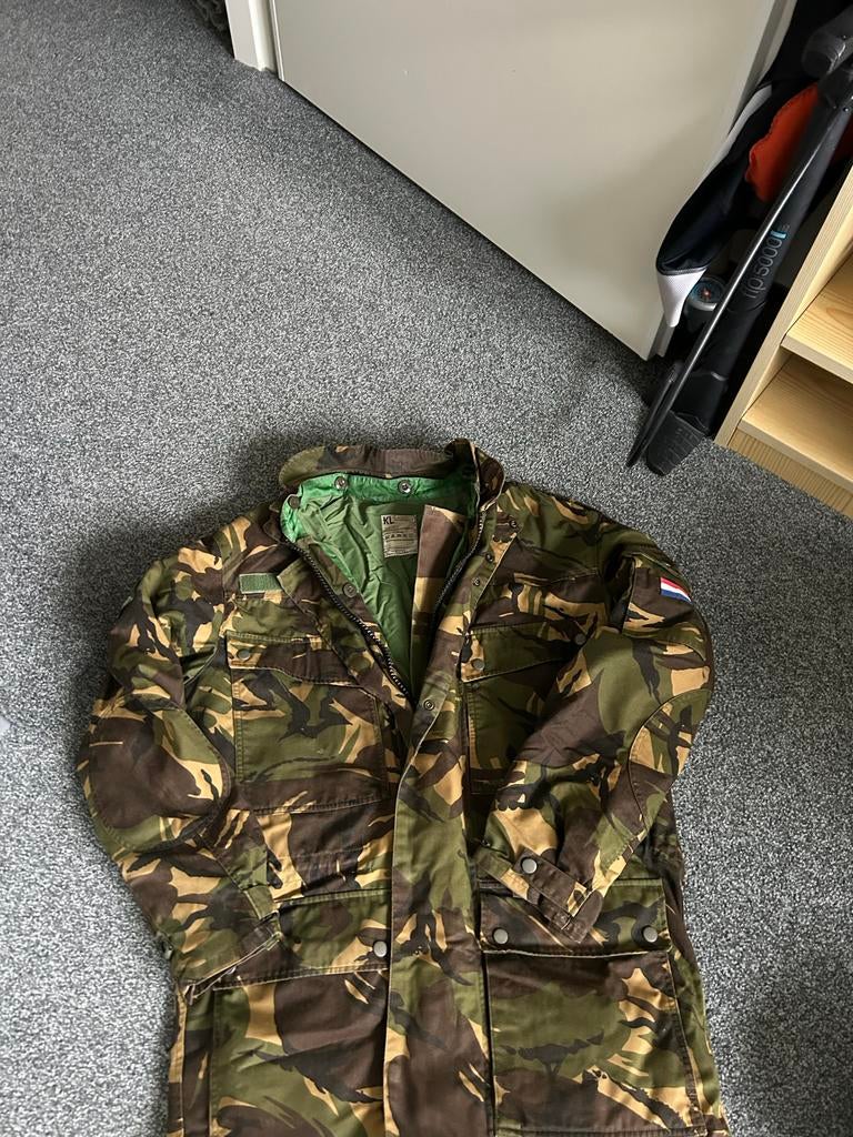 KL Legerjas Camouflage - Maat M, Ophalen of Verzenden, Zo goed als nieuw, Maat 48/50 (M), Groen