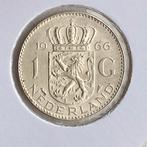 1 Gulden Zilver uit 1966 van Juliana, Postzegels en Munten, Munten | Nederland, 1 gulden, Koningin Juliana, Verzenden, Zilver