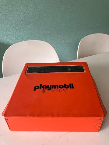 Retro Playmobil System verzamel & opbergkoffer beschikbaar voor biedingen